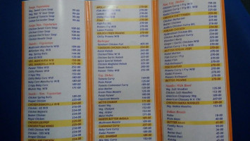 Venkatesh Grand And Function Halls menu