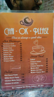 Chai Ok Please menu