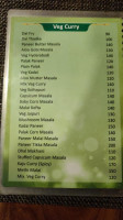 Raaga Family menu