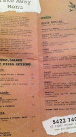 Pizza Verde menu