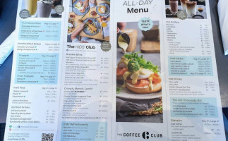 Coffee Club Essendon Dfo menu