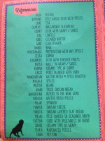 Gopi Guesthouse And Roof menu