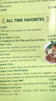 Kao Nine Thai Takeaway menu