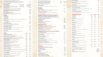Dicaprio menu