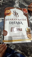Bharawan Da Dhaba menu