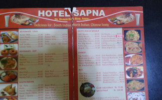 Sapna menu