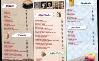 Raasta Premium Life Style Cafe menu