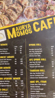 Mmc Maurya Momos Cafe menu