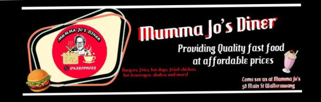 Mumma Jo’s Diner menu