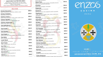 Enzo’s Cucina menu