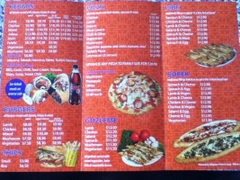 Yangebup Kebab & Pizza House menu