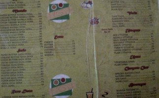 Park Cafe menu