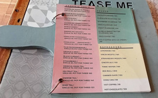 Tease Me Cafe menu