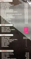 Grand Malabar menu