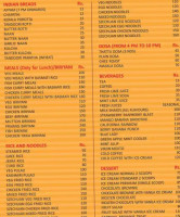 Carnival Food Court menu