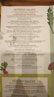 Myfresh Kitchen Cafe menu