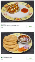 Mourya Special Cholai Kulchai Bhatura food