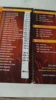 Indian Coffee House (ich) menu