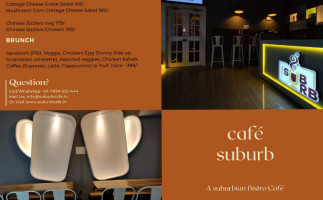 Cafe Suburb menu