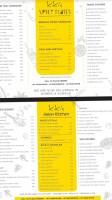 Kiki's Restobar, Alibaug menu