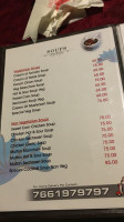 Vasista Inn menu