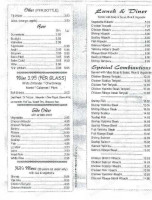 Fuji Sushi menu