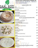 Daal Roti Pollachi menu