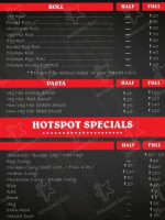Hotspot menu