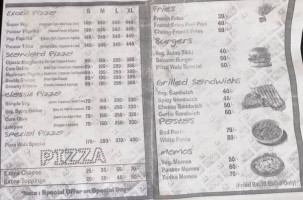 Pizzaवाला menu