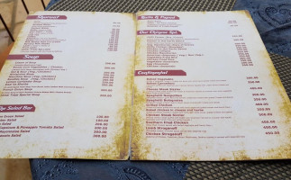 The Jaisal Treat menu