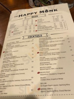 The Happy Monk menu