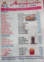 Annapurna Fast Food Centre (afc) menu