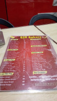 Bsr Bakers menu