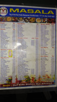 Masala Dhaba menu
