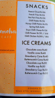 Konoha Cafe Bidholi menu