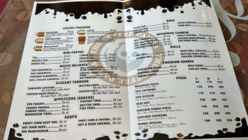 The Coffee Panda menu