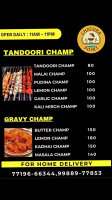 Chatora Point menu