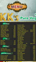 Kk's Pure Veg menu