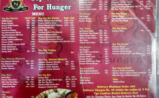 Top N Town For Hunger menu