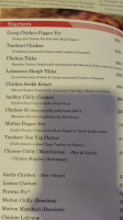 Zaffron menu