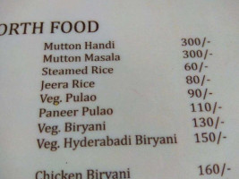 Goa Darbar menu