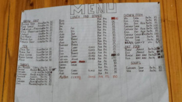 Nathula Forest Canteen, Wbfdc menu