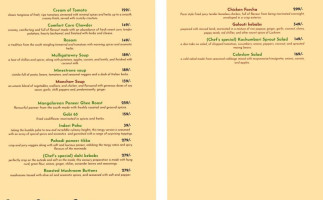 16 Moons Cafe And menu