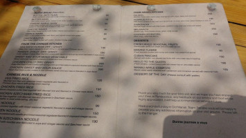 Rendez-vous Bar And Restaurant menu