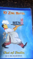 10zing menu