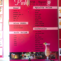 Pink Khrok-ngoen Food And Drink inside