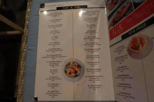 Tharatree Wine menu