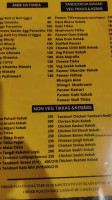New Shan-e-punjab Dhaba menu