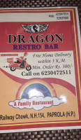 Dragon Restro menu