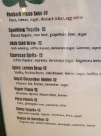 Local Whiskey menu